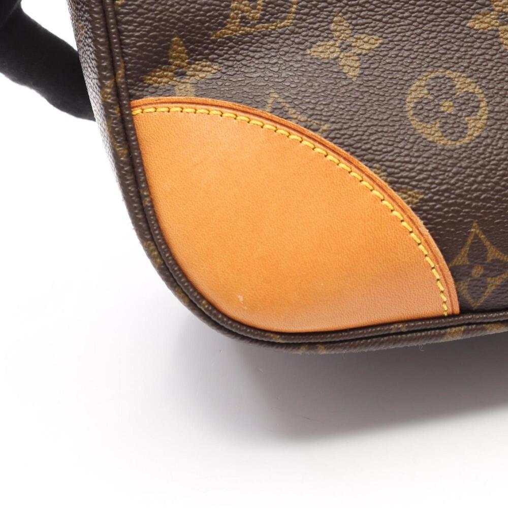 LOUIS VUITTON Brown Monogram Leather Boulogne PM Shoulder Bag - Picture 10 of 13